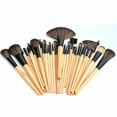 thumbnail image 3 of 32 Piece Makeup Brush Set Complete Cosmetic Kit With Soft Carrying Pouch For Application 32PCS, 3 of 4