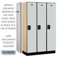 thumbnail image 4 of 15" Wide Single Tier Designer Wood Locker - 3 Wide - 6 Feet High - 18 Inches Deep - Gray, 4 of 4