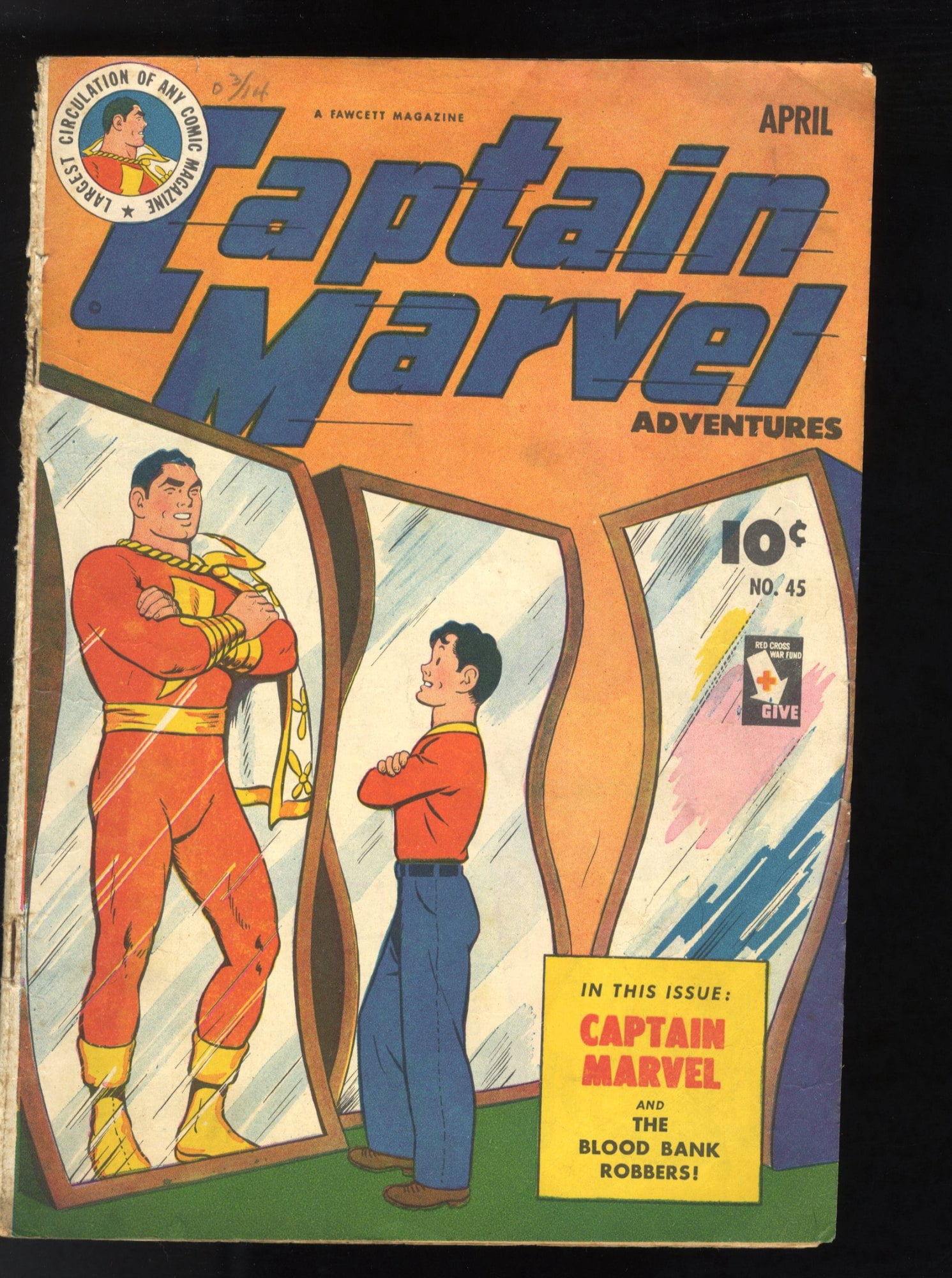 Cover of Captain Marvel Adventures #45