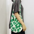 thumbnail image 3 of Ocio Flor Bolso de hombro Flor Bolso tejido simple Gran capacidad, 3 of 9