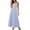 Navy, variant on PRETTYGARDEN Women's Summer Spaghetti Strap Maxi Dresses Plaid Square Neck A Line Casual Beach Vacation Long Sundress