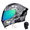 Grey, variant on DOCRELD DOT Bluetooth Modular Motorcycle Helmet, Motorcycle Helmet,Dual Visor Full Face Flip up Integrated Motorcycle Helmets,Built-in Dual Speaker Microphone,Adults Men Women,White,M