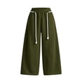 thumbnail image 7 of Luvrsol Women Sweatpants Wide Leg Pants Elastic Waist Loose Fit Daily Casual Active Trousers S-2XL, 7 of 7