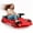 13mph-red, variant on Dapmiu 360° Electric Drift Kart 250W Brushless Motor, 21KM/H 3-Speed Adjustable with LED Lights & Bluetooth Speaker, 60KG Load for Kids Teens Outdoor Fun Black
