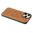 thumbnail image 3 of Magnetic Case for iPhone 13 Pro Max Business Classic PU Leather Slim Soft Bumper Anti-Fingerprint Shockproof Protective Compatible with Magsafe Phone Cover For iPhone 13 Pro Max,Brown, 3 of 5