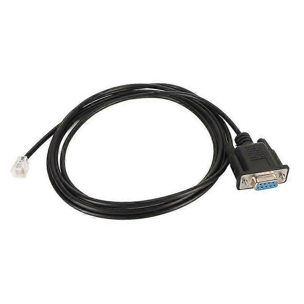 RS232 DB9Pin Female to RJ11 RJ12 6P6C LAN Network Serial Console Cable for Sevo Drive for Leadshine Stepper Devices