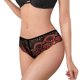 thumbnail image 1 of Gibobby Bragas elásticas para mujer Ropa interior encaje para mujer Bikini algodón Bragas Hipster Panty Ladies Stretch Sexy Briefs（Negro， L), 1 of 5
