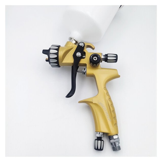 HVLP Auto Paint Spray Gun 1.3mm Auto Home Industrial Spray Paint Tools Low Pressure Manual Spray Gun Cup Capacity 600ml ,Easy to Use