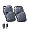 thumbnail image 1 of UGREEN FineTrack USB C Recargable Smart Finder 4 Pack Compatible con Apple Find My (s&oacute;lo iOS), Bluetooth Tracker Tag para el Equipaje, Key Finder, Etiqueta Inteligente para Llaves, Maletas, 1 of 9