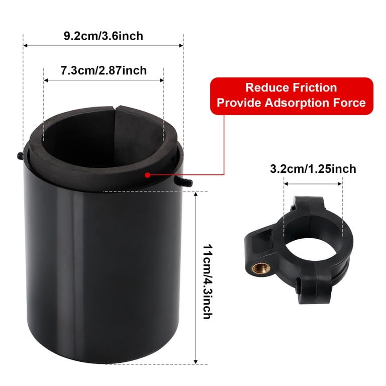 Dream Apparel Motorcycle Cup Holder, Chrome Handlebar Mount Cup 