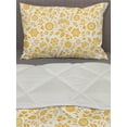 thumbnail image 3 of Yellow Flower Comforter & Sham Bedding Set, Rustic Composition with Berries Twigs Graphic Flora Nature Leaves Pattern, 3 pcs Duvet Set Microfiber Filling Quilt, 5 Sizes, Yellow White, by Ambesonne, 3 of 4