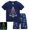 X192 Blue, variant on Boys Outfit Set Letter Print Short Sleeve Crew Neck Shirt With Star Print Shorts Set Summer Outdoor Breathable Toddler Kids Boys Outfit Size 3-4 Years Black