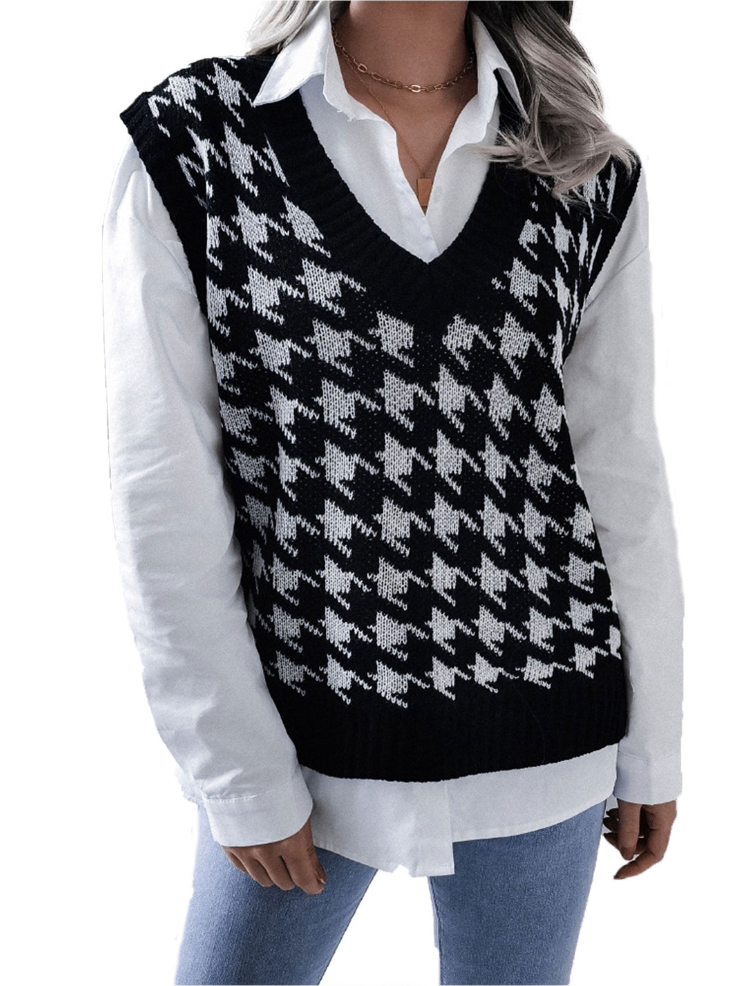 sweater sleeveless top