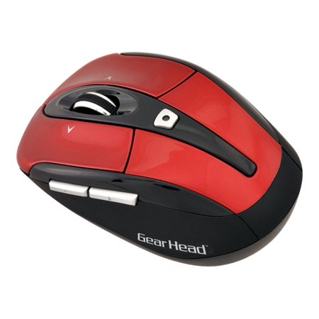 UPC 878260002108 product image for Gear Head Optical Wireless Tilt-Wheel Mouse MPT3200RED - Mouse - optical - wirel | upcitemdb.com