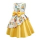 thumbnail image 2 of Vestido formal de tul para niñas (8T-9T) - Graduación, Actuaciones, Bautizo - Amarillo 150, 2 of 5