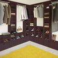 thumbnail image 5 of Way Basics Connect Door Cube Stackable Cubby Shelf (Tool-Free Assembly), Espresso, 5 of 8