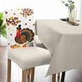 thumbnail image 5 of Dining Chair Covers Set of 6,Thanksgiving Turkey Maple Leaf Universal Stretch Kitchen Seat Covers Parsons Chair Protector Slipcover for Home Restaurant Party Decor,Farmhouse Pumpkin Chicken, 5 of 6