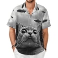 thumbnail image 2 of Mens Short Sleeve Button Up Shirts, Casual Party Shirts Stylish Beach Shirt Gifts for Men, 2 of 7