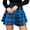 Blue, variant on Ediodpoh Plaid Skirt for Women Fashion Casual Lattice Printing A-Line Mini Skirt with Button Design for Outfits Womens Skirts Blue XL