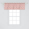 thumbnail image 2 of Abstract Window Valance, Repetitive Colorful Flowers Origami Illustration on Pastel Background, Curtain Valance for Kitchen Bedroom Decor with Rod Pocket, 54" X 18", Ivory and Multicolor, by Ambesonne, 2 of 2