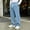 Light Blue, variant on Danhjin Men's Corduroy Pants Causal Straight Leg Fall Winter High Elastic Waist with Drawstring Pants Solid Color Comfy Trousers