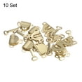 thumbnail image 3 of Uxcell 10 Sets Sewing Hooks and Eyes Closure Set for Trousers DIY, Golden, 3 of 4