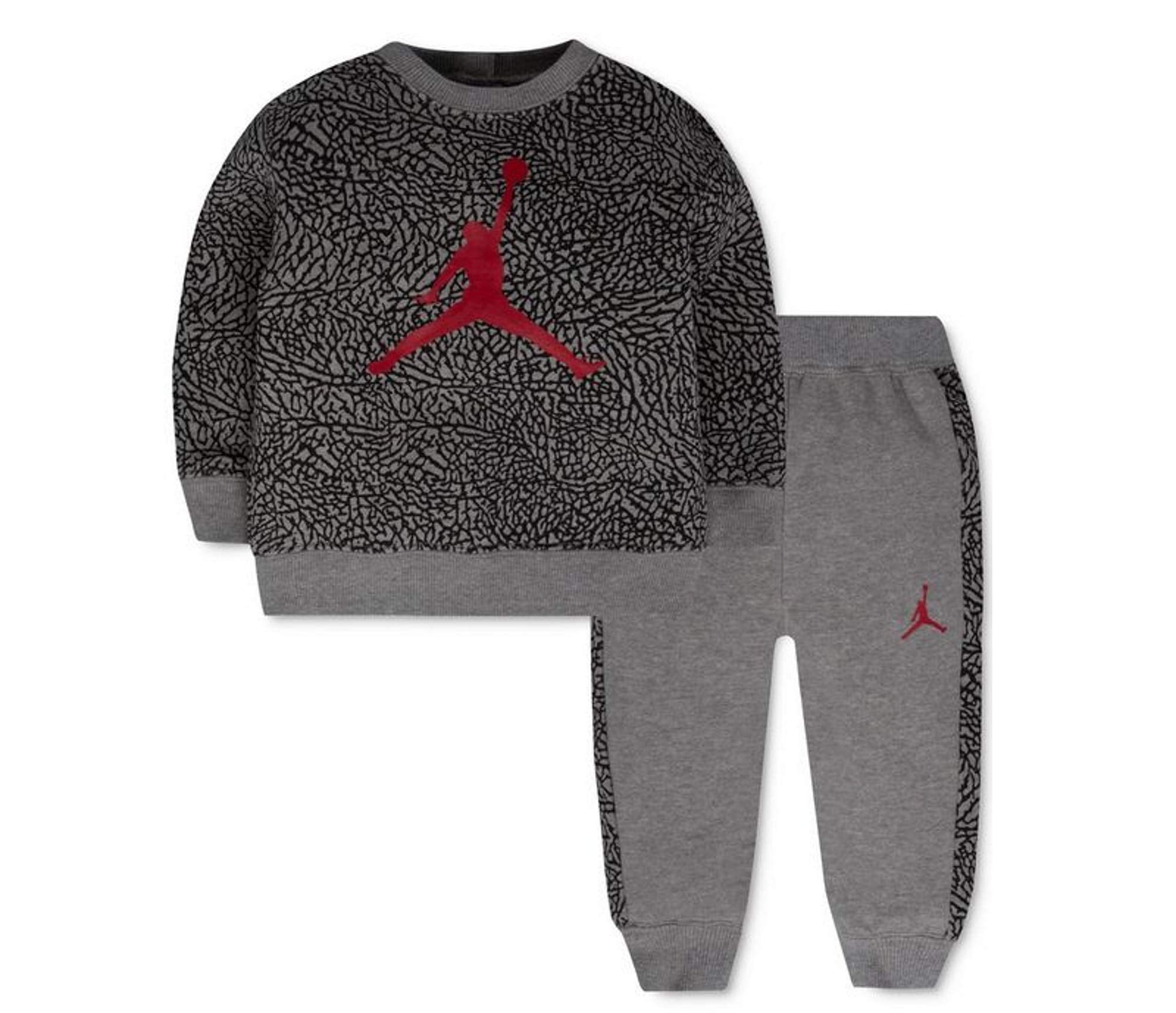 Jordan - Jordan Toddler Boys Fleece Crew & Joggers Set Size 3T - Walmart.com - Walmart.com