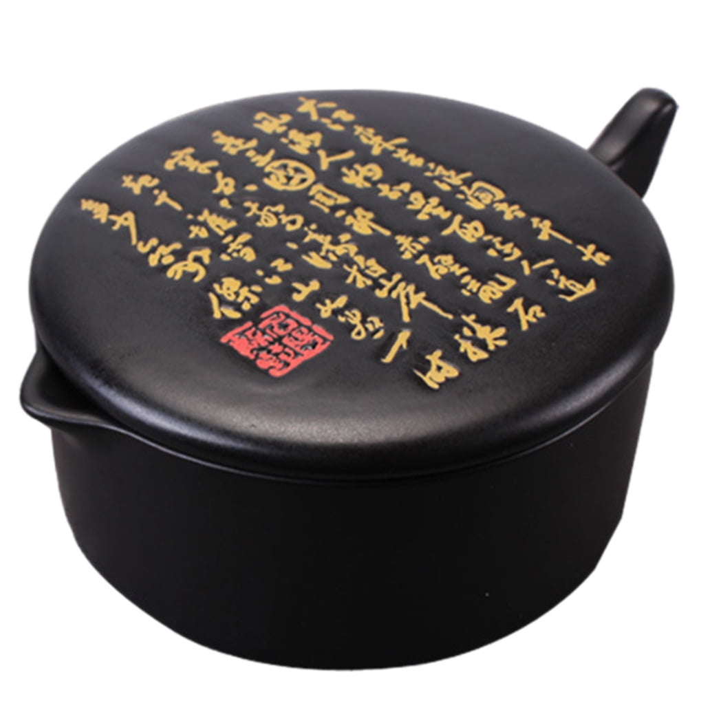 Masteelf  Mochi Inkstone Grinding Painting Supplies Child Student Black