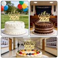 thumbnail image 3 of Cake Topper sodasos Clase de 2026 con brillo dorado, 3 of 8