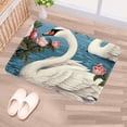 thumbnail image 5 of Swan Non-Slip Polyester Kitchen Mat Door Rugs Indoor Rug, Machine Washable, 5 of 6