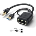 thumbnail image 1 of EcoNesxp RJ45 Cat6 Female USB 1 Male Pair, 1 of 5