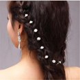 thumbnail image 2 of Paquete de 20 horquillas con flores de perlas color blancoVenta caliente LAZADA ANGGREK Otros, 2 of 8