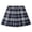 White, variant on Toddler Girls Plaid Pleated Skirt School Preppy Style Short Skirt