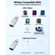 thumbnail image 5 of Adaptador MoKo Lightning hembra a USB C macho para iPhone plateado, 5 of 8