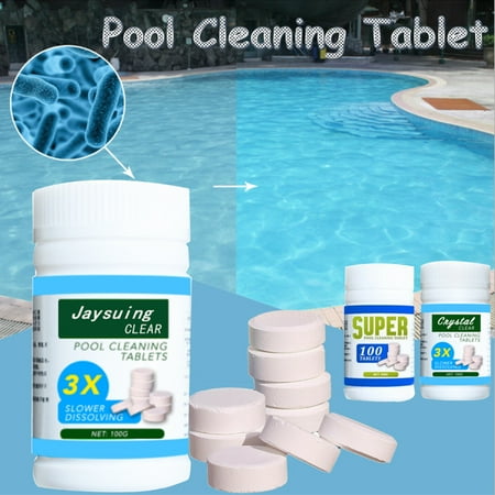 pool tablets tablet clean sanitizing effervescent swimming pools