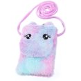 thumbnail image 1 of Crossbody Bag Unicorn Plush Messenger Bag Mini Monedero para teléfono móvil para niñas Mujeres Violeta WD.WDQZL Hogar, 1 of 8