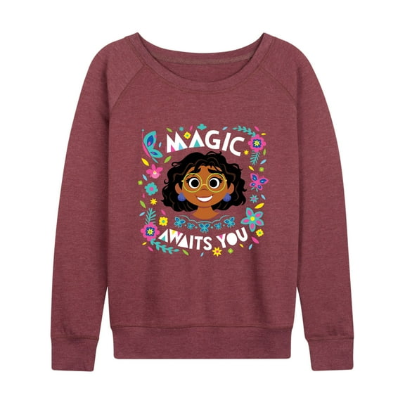 Disney's Encanto - Magic Awaits You - Women's Lightweight French Terry Long Sleeve Shirt