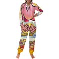 thumbnail image 2 of Kirby Men's Hooded Jumpsuit - Zip Up One Piece Pajamas Soft Cozy Winter Warm Plush Loungewear, 2 of 8