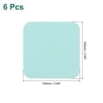 thumbnail image 2 of Water Absorbent Diatomite Coasters,6 PCS 4" x 4" -Square Water Absorbing Stone Tray (Green), 2 of 5