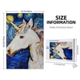 thumbnail image 4 of Naloa Starry White Horse Custom Puzzles Personalized Puzzle 1000 Pieces from Photo Custom Jigsaw Puzzle for Wedding, Graduation, (29.5×19.7in, Vertical), 4 of 9