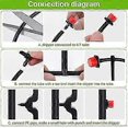 thumbnail image 4 of 200pcs Adjustable Irrigation Dripper, 1/4\' Drip Irrigation System Micro Flow Drip Head Irrigation Mist Nozzles (Red), 4 of 5