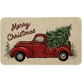 thumbnail image 1 of Merry Christmas Winter Xmas Tree Truck Indoor Doormat Non-Slip Front Door Mats,Welcome Mat, Bathroom Rugs 18x30 In, 1 of 6
