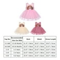 thumbnail image 3 of IDOPIP Toddler Girls Rainbow Sequin Tulle Dress Ruffle Sparkle Party Bridesmaid Wedding Gown Dresses, 3 of 8