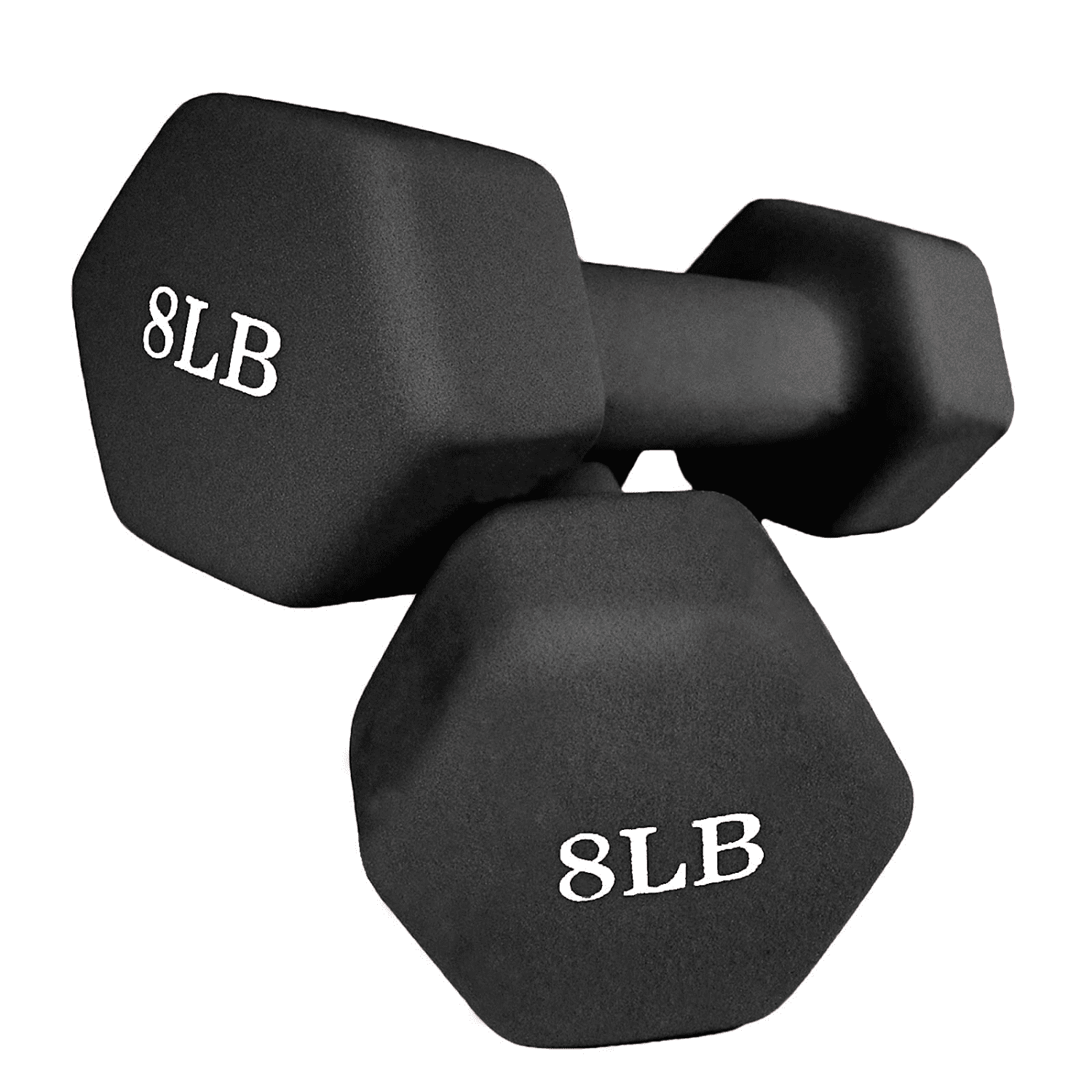2LB & 3lb Set Rubber Neoprene Dumbbell Weights Fitness 10lbs Total 