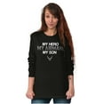 thumbnail image 4 of US Airforce Hero Airman Son Long Sleeve TShirt Men Women Brisco Brands S, 4 of 6