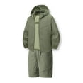 thumbnail image 4 of Short Sets for Men Lightweight Sun Protection Long Sleeve Zip Up Hooded Jacket and Shorts 2 Piece Matching Set Summer Outfits, 4 of 4