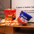 thumbnail image 1 of Cubo de fideos instantáneos, almohada de felpa con manta rellena de ternera estofada, chucrut, ternera, Fideos Fritos, espinillas, regalos de Ramen1750, 1 of 5