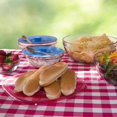 thumbnail image 4 of Tapas de silicona para tazones, color azul, juego de 5 cubiertas reutilizables con sello de succión para tazones, ollas y tazas. Alimentos seguros. Agarre natural, asas entrelazadas para un fácil uso, 4 of 5