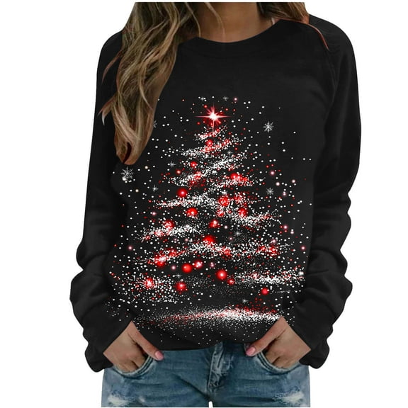 Fall Saving Talove Long Sleeve Shirts for Women Funny Graphic Sweatshirt Women Fall Clothes Graphic Long Sleeve Tee Womens Tops Long Sleeve Casual Christmas Shirts