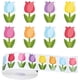 thumbnail image 1 of Gift Sticker Tulips Sticker Flowers Sticker Labels Lovely Decorative Sticker Reward Sticker Scrapbook Sticker, 1 of 4